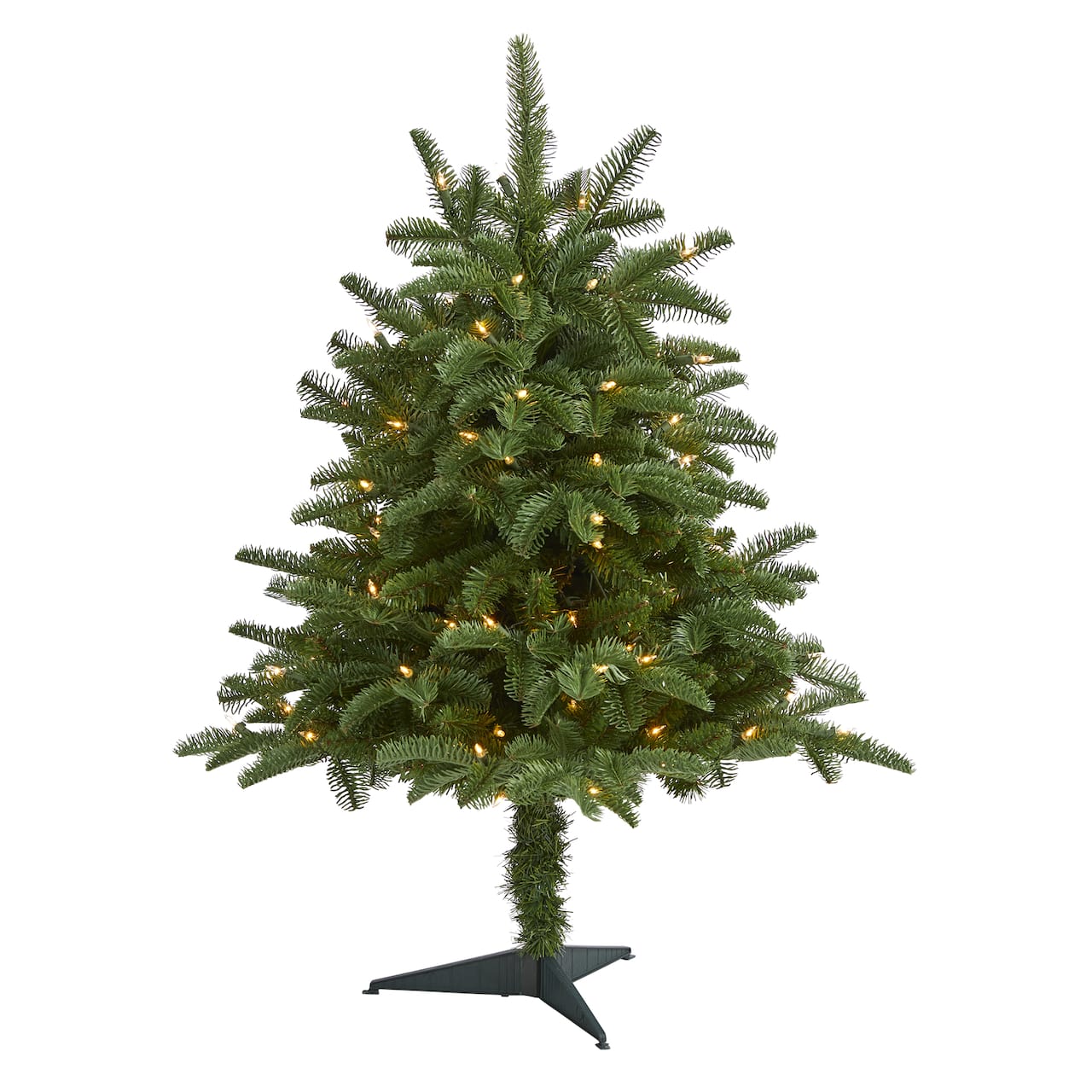 3ft. Pre-Lit South Carolina Spruce Artificial Christmas Tree, White Warm Lights